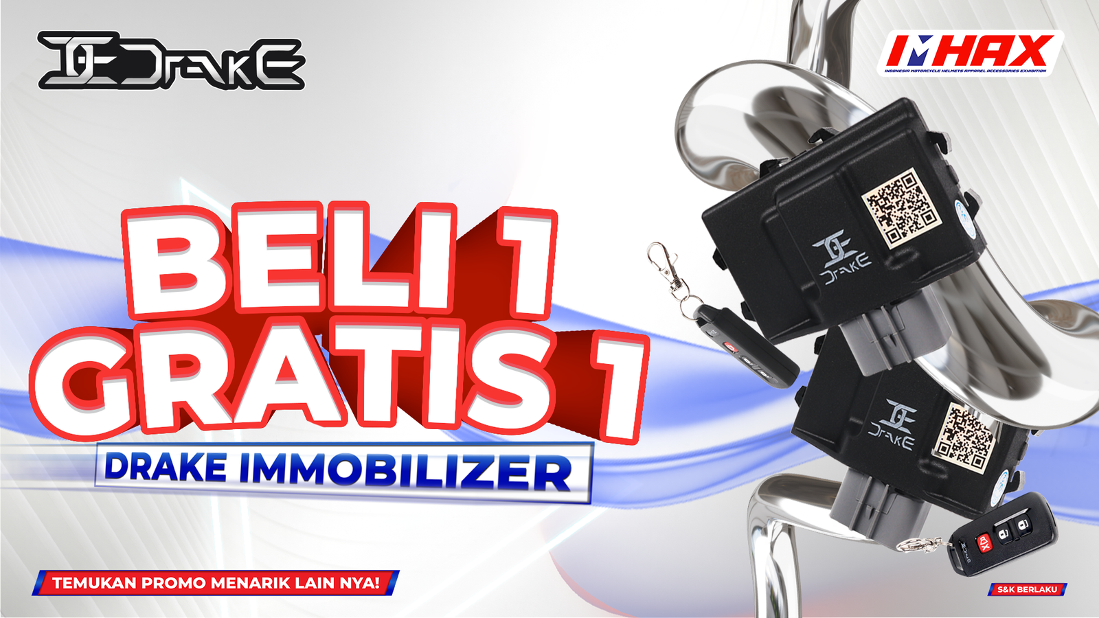 Beli 1 Gratis 1 Drake Immobilizer