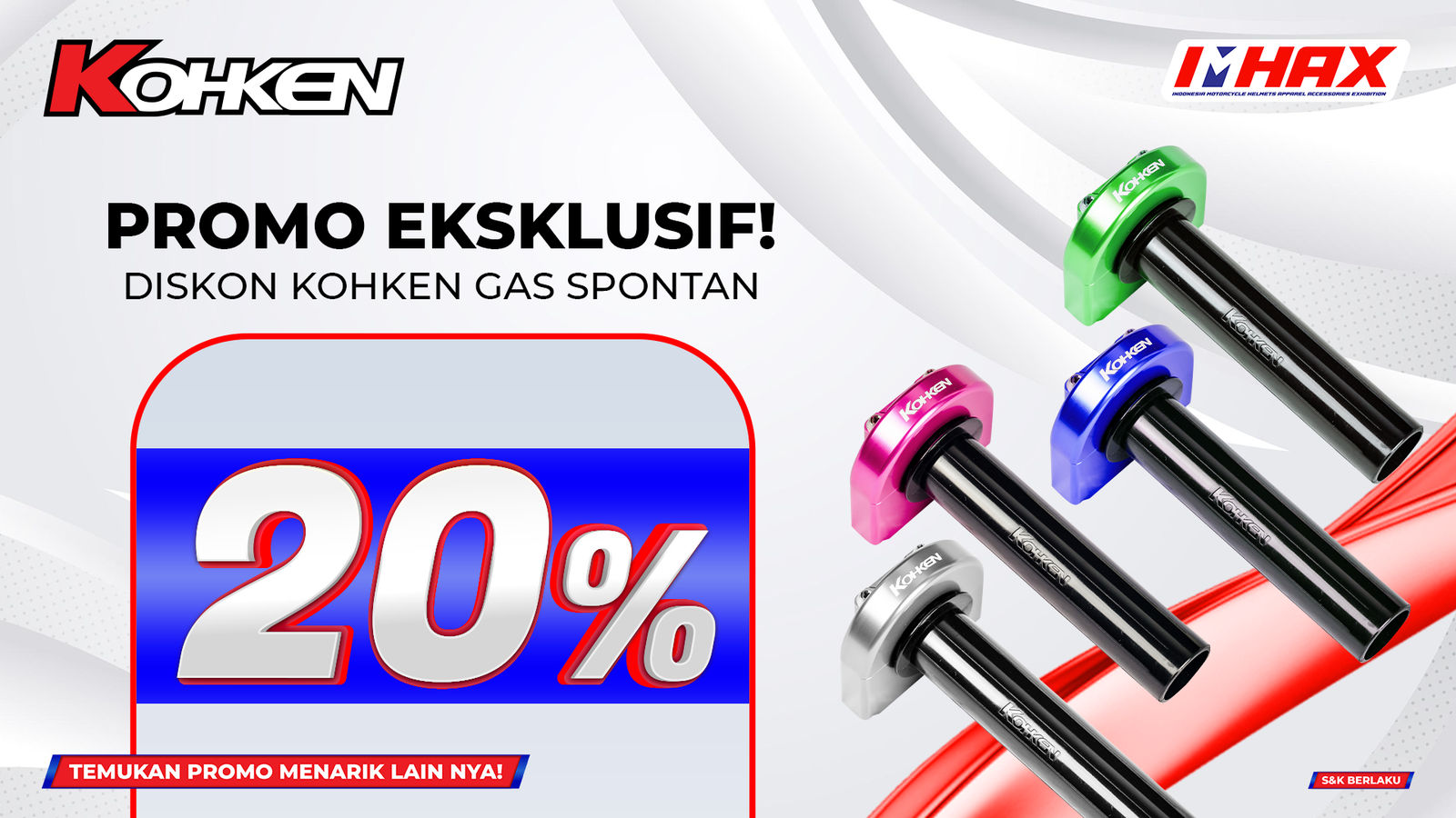 Diskon Kohken Gas Spontan 20%