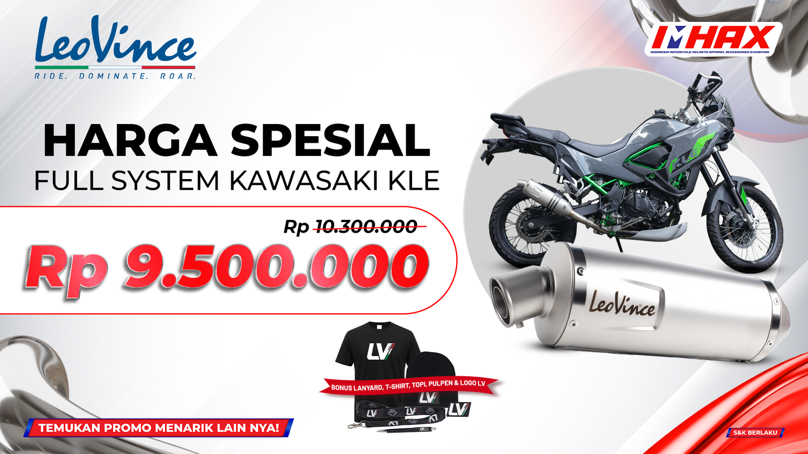 Full System Kawasaki KLE Rp9.500.000