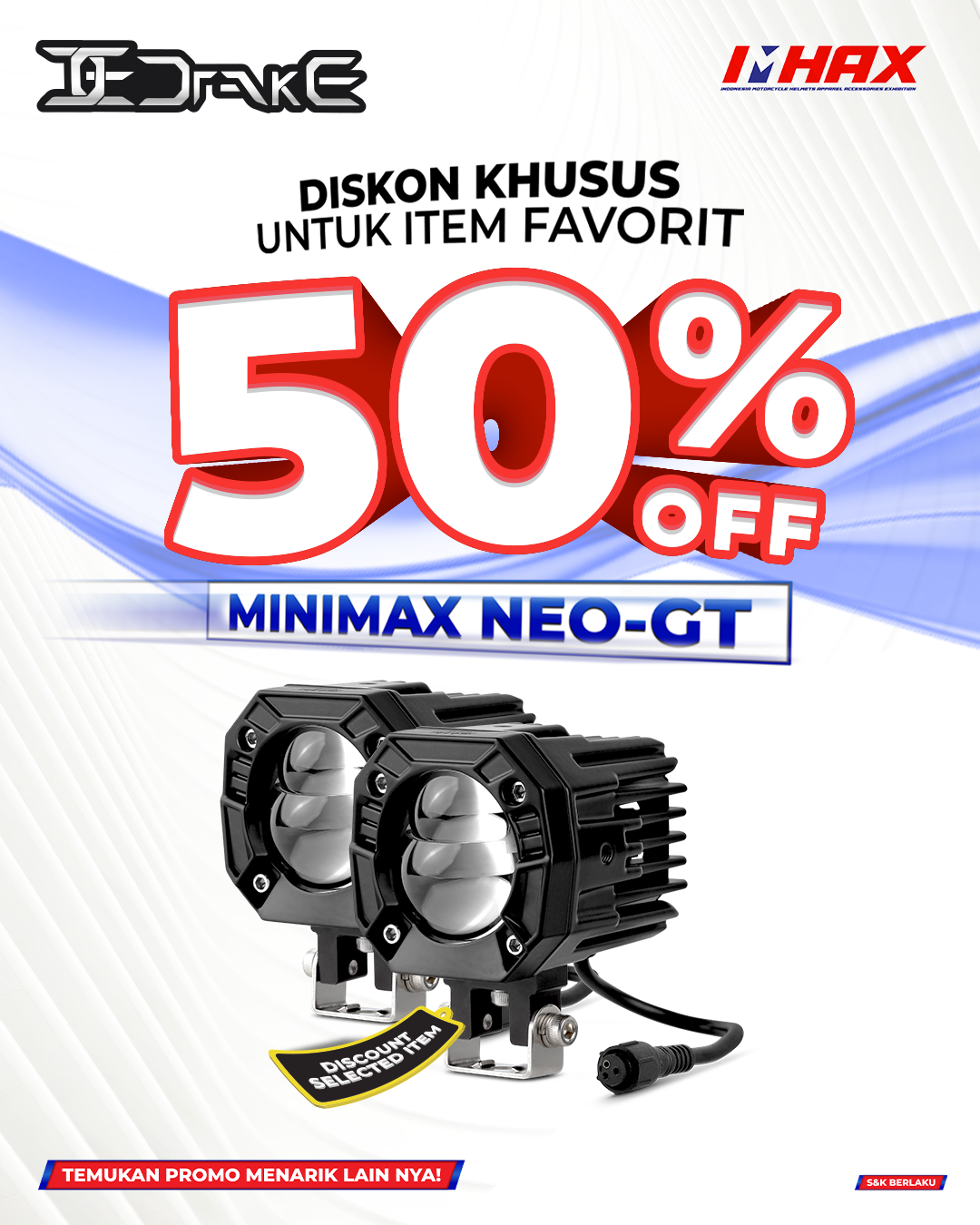 Diskon 50% Minimax Neo-GT