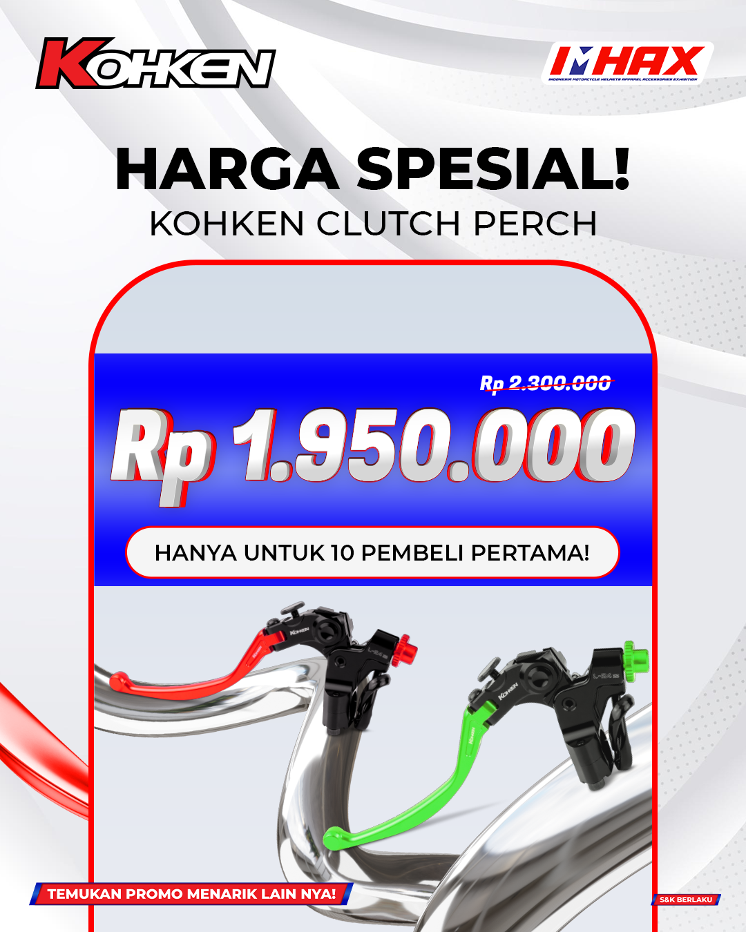 Kohken Clutch Perch Rp1.950.000