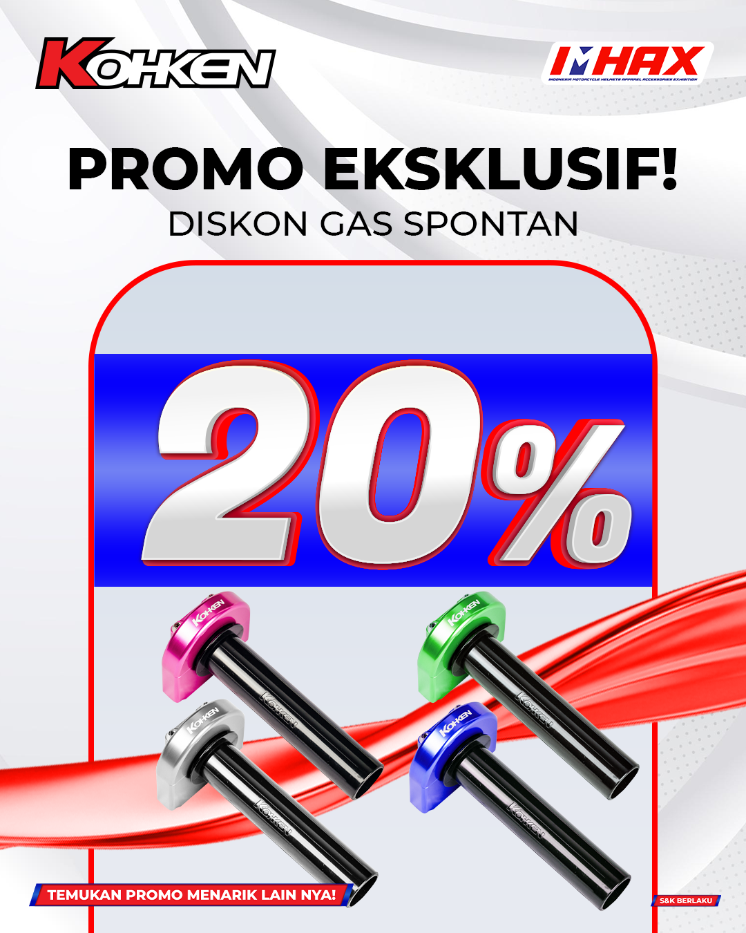 Diskon Kohken Gas Spontan 20%