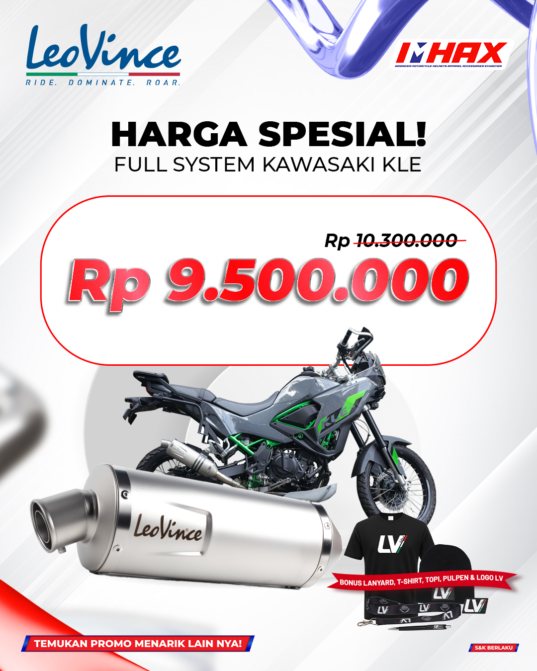 Full System Kawasaki KLE Rp9.500.000